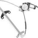 Obaee 748-045 Rear Right Passenger Side Power Window Regulator with Motor Compatible with Honda Accord 2003 2004 2005 2006 2007 Sedan 4-Door Only, Replace OE 72710-SDC-A01, HO1551106
