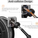 Giraffe Tools Pressure Washer Hose Reel with 60ft Replaceable Hose, Power Washer Retractable Hose Reel, Heavy Duty, Wall/Floor Mounted, 4000 PSI