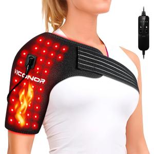 Red Light Therapy for Shoulder Pain RelifeShoulder Heating Pad,Infrared Light Therapy for Body,Improve Joint Muscle660nm&850nm Red Light Heated Shoulder Wrap
