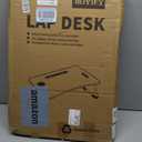 23" Foldable Lap Desk for Laptop Writing w/Cup Holder Blue