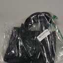 True Religion Tote Bag, Women's Mini Travel Shoulder Bag with Adjustable Strap (Black)