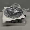 La Cuisine Enameled Cast Iron Dutch Oven Casserole Dish Pot with Lid, 2.1 QT 7.9 /20cm Dia. Internal Matt Black Enamel Coating, Gold-Plated SS Lid Handle Oven Safe up to 500 F, Cranberry