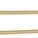 Partition Curtain Rod, U-Shape Room Divider, Metal Support Wall Mounted Privacy Partition Rod, Curtains DIY (Gold, 6.56ft)