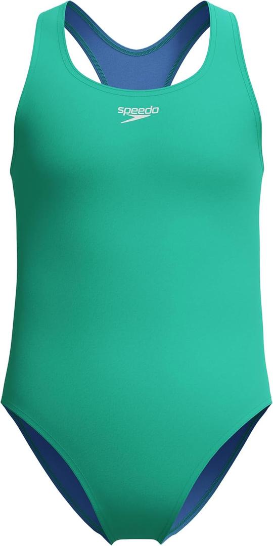 Speedo Girl's Swimsuit One Piece Thin Straps, us 10