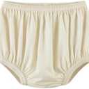 EEOST Adult Diaper Cover for Incontinence Noiseless Leak-Protection Underwear Plastic Pants Over Diapers Waterproof Rubber Pants, Beige, 3XL (Woman Size)