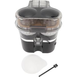 Dual Electric Citrus Juicer, 100W 15000RPM Portable Lemon Squeezer for Orange Lemon Lime Kiwi Grapefruit, Easy to, ABS, SUS Material, Suitable for Busy Mornings (US Plug 110V)