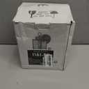 DESIGNERS FOUNTAIN Preston Outdoor Light Fixture, 8 Inch Exterior Wall Lantern Sconce for Front Door, Patio and Porch, Black