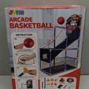 JOYIN Arcade Basketball Game Set with 4 Balls and Hoop for Kids 3 to 12 Years Old Indoor Outdoor Sport Play - Easy Set Up - Air Pump Included - Ideal for Competition