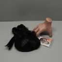 Kids Pigtail Wig with Fake Hand and Necklace Long Black Briaded Synthetic Hair Wigs for Girls Halloween Costume Cosplay Party