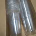 Alaeseje 50 Pack Clear Plastic Cups with Strawless Sip Lids,16 oz Iced Coffee Cups with Lids,Disposable PET Crystal Cups,Round Bottom To Go Cup for Iced Coffee Juice Smoothie Cold Beverage