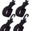 Kayak Paddle Holder,Kayak Paddle Clip,4-8pcs Kayak Paddle Strap Sup Paddleboard Paddle Holder, Inflatable Boat Paddle Keeper (Black 4 Pack)