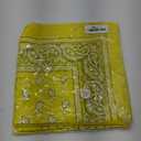 L&M 12Pcs Bandanas 100% Cotton Paisley Print Head Wrap Scarf Wristband