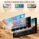 Android Car Radio Stereo for Mazda 3 2009 2010 2011 2012 2013 with Wireless Carplay Android Auto - 9 Inch IPS Touch Screen for Mazda 3 Head Unit with GPS, BT, WiFi, FM, MIC, Backup Camera