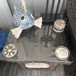 30" Square Glass Table Top - Tempered Glass Table Top 1/4" Thick Flat Polished Edge Glass - Safe Corner (30 inch)