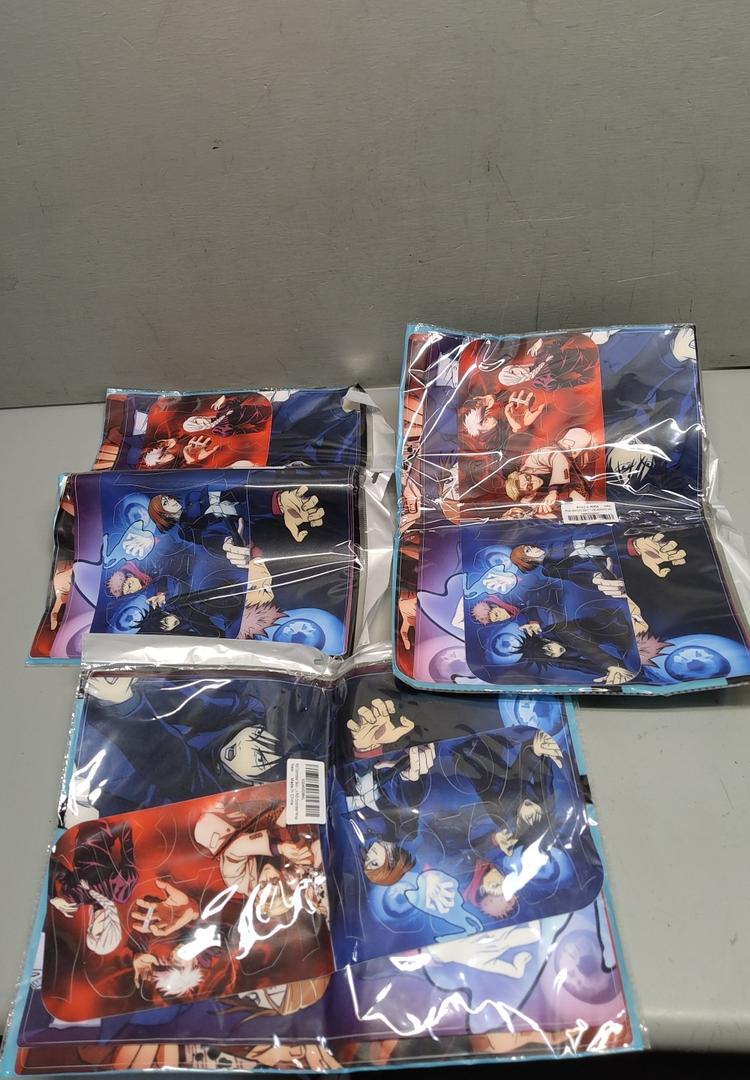 3 x Console PS5 Cover Skin Anime Style - Red/Blue Design PS5 Skin Cover for Disc Version, PlayStation 5 Skins for Console and Controller, Easy to Install - Scratch- and Fade-Resistant PlayStation 5 Cover