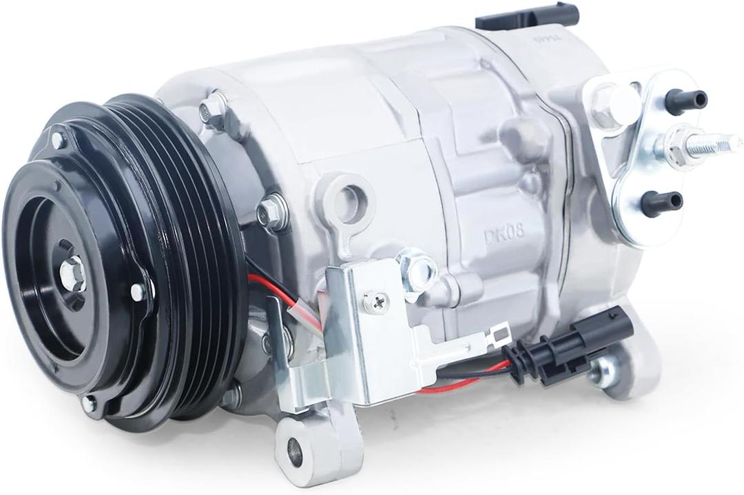 AC Compressor Fit for 2015-2020 Chevy Suburban Tahoe, GMC Sierra 1500 Yukon XL, Cadillac Escalade ESV, 2016 2017 2018 2019 Air Compressor 4.3L 5.3L 6.2L V6 V8, 197333 197381 20936344 22986660 CO29134C