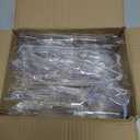 18 Pcs Clear Plastic Serving Utensils Set - 6 Clear Plastic Serving Spoons, 6 Tongs And 6 Forks - Heavy Duty Disposable Serving Utensils Set For Parties