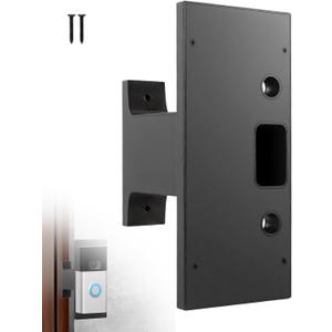 Doorbell Extender Bracket Compatible with Ring Doorbell, Extends Offset Doorbell Holder Mount for Brick Wall, Get Better View, Black 97mm
