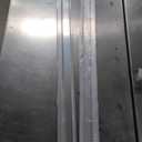 1 Pack 2 x 36 Inch Exterior Door Sill Threshold Extender Strip Mill Aluminum Snap Fit Building Door Threshold Suitable for Window Sill Floor Vinyl Mat Edge (Sliver)