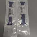 2 x STG Sport Band Compatible with Apple Watch 38mm 40mm 41mm 42mm 44mm 45mm 49mm, Soft Silicone Slim Thin Narrow Replacement Strap Compatible for iWatch Ultra SE Series 9/8/7/6/5/4/3/2/1 (Lavender Gray,