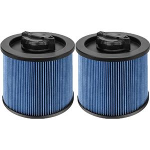 2 Pack DXVC4002 Cartridge Filter Compatible with DeWalt DXV04T, DXV05P, DXV05S, DXV08S, DXV06G 4 Gallon Wet/Dry Vacuum Cleaners