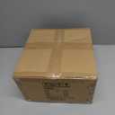 Clear Glass Bell Shade with Black Trim  1.65" Fitter Opening  Replacement for Chandeliers, Wall Sconces, Vanity & Ceiling Lights  Classic Home Lighting Decor, 4 Pack