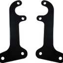 2 x Tail Light Brackets for 1953 1954 1955 1956 Ford F100 Pickup Truck,Model A Lights,Street Rods,Hot Rods,CustomFits Both Passenger and Driver Side (Black Finish) - Tail Light Bracket