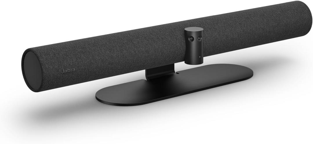 Jabra PanaCast 50 180° Panoramic-4K Meeting Room Webcam, 4 Kilopixel Video Resolution, Black