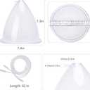 1500ML Vacuum Therapy Machine Cups, Extra-Large Vacuum Cupping Machine Cups with Y Type Hose