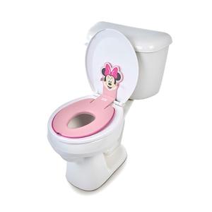 Bright Starts Disney Baby Minnie Mouse Flip & Sit Potty Training Seat, Attaches to Toilet Securely, Space Saving Design Fits Most Toilets