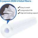 Cryspool 08047 Filter Compatible with CCX1000RE (CC 1000E), XStream CC1000RE, PXST100, C-8311, FC-1285, 100 Sq. Ft Pool Filter Cartridge, LOD: 17-3/8" 8-15/16, 1 Pack