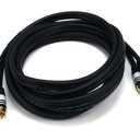 Monoprice 105347 10-Feet 22AWG Premium 2 RCA Plug to 2 RCA Plug Audio Cable - Black