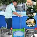 4 Pack Solar Pool Lights Pool Lights with 6 Dynamic Lighting IP68 Waterproof RGB Lights for Hot Tub Pool Garden Party