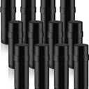 12 Pcs 60ml/2oz Deodorant Containers Plastic Twist Up Filling Bottle Deodorant Holder Stick for Crayon Chapstick Sunscreen Lotion Bar - Black