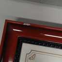 GMFrames Solid Wood Diploma Degree Frame for 8.5x11 Certificates,Cherry Finish with Intricate Black Rope Detail,UV Protection Acrylic