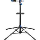 Pro Stand Plus Bike Rack - Heavy-Duty Telescoping Bicycle Stand with Tool Tray, Rotating Clamps, and Adjustable Handlebar Rod by RAD Cycle (Black)