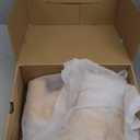 Coutgo Women's Ankle Boots Chunky Block Low Heel Vintage Tie Knot Booties Shoes with Side Zipper (8.5, Khaki)