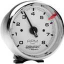 AUTO METER 2304 Autogage White Face Tachometer,3.750 in.