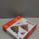 250 PCS 3D STEM Educational Magnetic Tiles for Kids Magnetic Blocks for Kids Magnetic Building Blocks Set (Christmas)