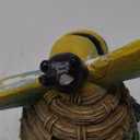 Yiosax Garden Statue Bee Decor-Outdoor Statue Bees Decorations-Solar Garden Light Bumble bee Figurine Patio,Balcony,Yard,Lawn Ornament Mom Gift