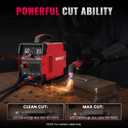 Plasma Cutter, 65Amps HEROCUT Plasma Cutter Machine CUT65i, Non-Touch Pilot Arc, 110/220V Dual Voltage IGBT Inverter, Screen Display, Air Sensor, 20mm Max Cutting Thickness, 2T/4T for Beginners DIY