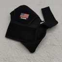 Adjustable Shoulder Brace for Rotator Cuff Tear & Post-Surgery Recovery - Arm Sling with Ice Pack Pocket, Breathable Compression Sleeve for Sports Injury, Arthritis, Men & Women (Black, Large)