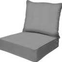 Honeycomb Outdoor Deep Seat, 24 x 23, Stripe Poolside Chair Cushion for Patio Furniture