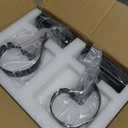 BesLowe 2-Pack Outdoor Wall Light Fixtures, Exterior Lighting Fixtures Wall Mount, Waterproof Porch Lights Outdoor Wall Sconces Lanterns, Modern Outside Lights for House Front Door Garage, Black