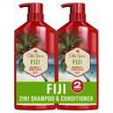 Old Spice Fiji 2-in-1 Shampoo and Conditioner Set for Men, Coconut & Tropical Wood Scent, Healthier, Fuller, More Moisturized Looking Hair, 21.9 Fl Oz Each, Twin Pack