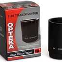Opteka High Definition 2X Telephoto Converter for The Opteka 650-1300mm, 420-800mm, 500mm and 800mm SLR Lenses Black