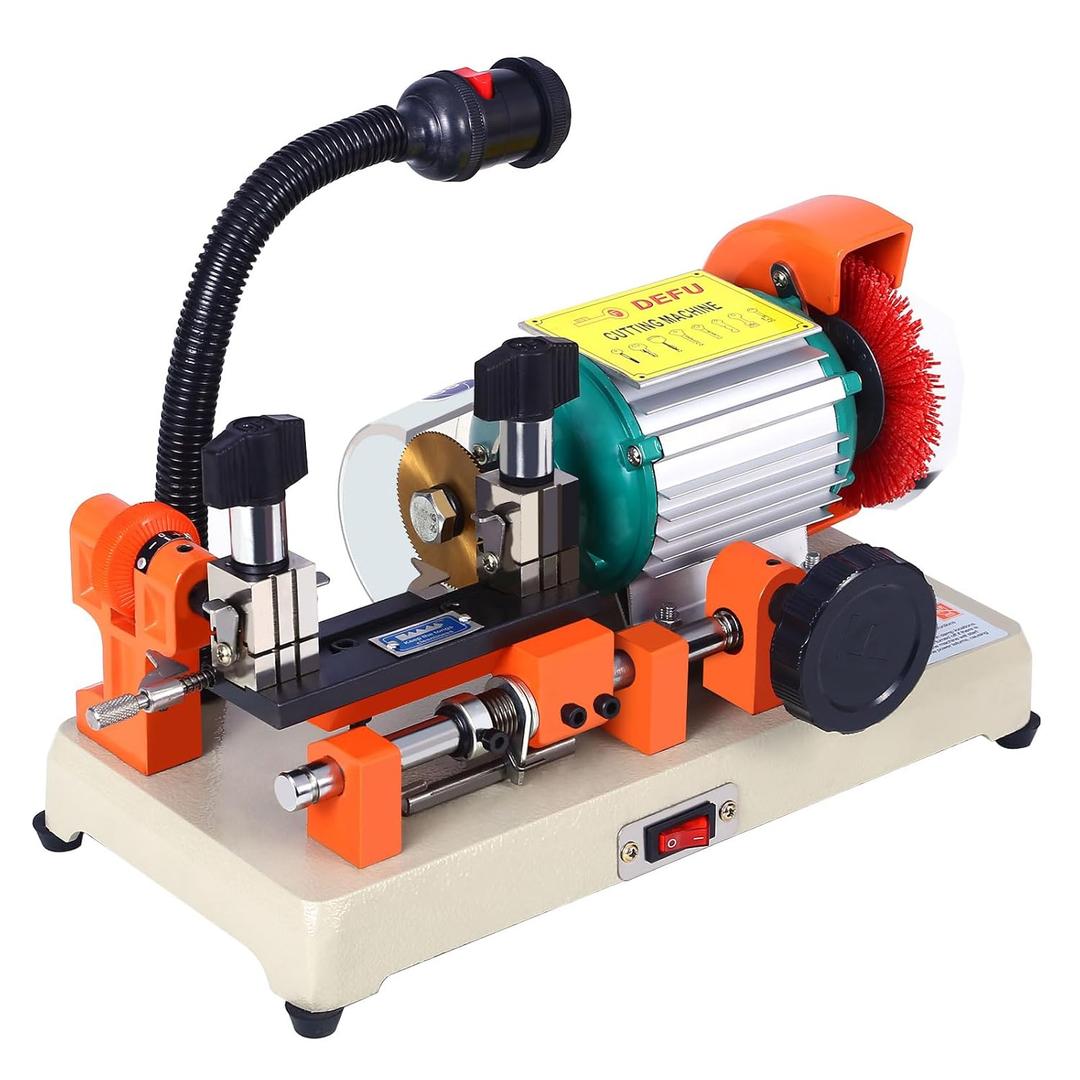 Upgrade Horizontal Cutter Cutting Machine Duplicating Machine with Brush Cutter Cutting Machine for Cutting Metal Objects 2 Year Service Cutter Machine for Hardware Stores