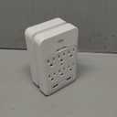 KMC 6-Outlet Surge Tap, 2 USB Ports (3.4A), 980 Joules Surge Protector, White (2 Pack)