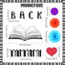Qilery 83 Pcs Bulletin Board Set Welcome Back the Books Missed You Bulletin Board Decoration Cutout Back to School Classroom Decoration for Home School Library(Book), 24 x 36 inches