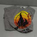 Design Trends Shop Big Thunder Mountain Railroad, The Wildest Train Ride, West Unisex-Adults Kids T-Shirt, Grey, Large, Short Sleeve